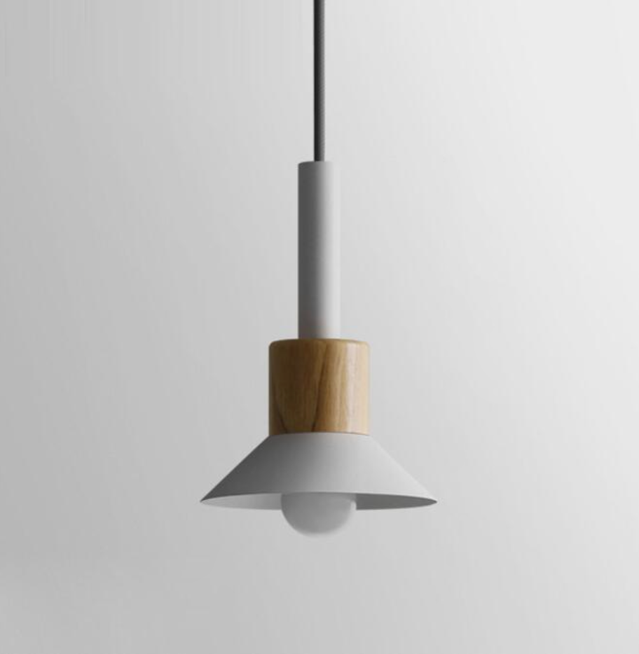 Astrid Metal & Wood Pendant Lights -  Final Sale