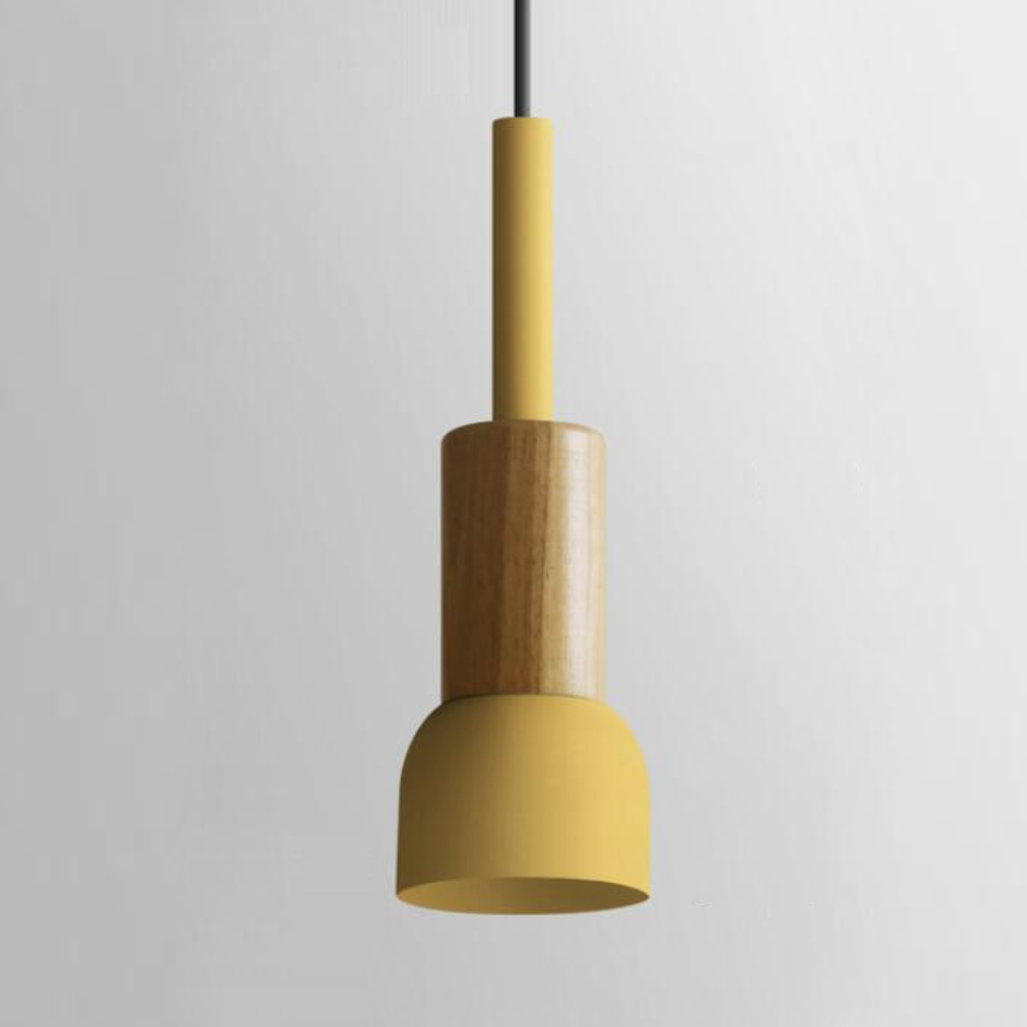 Astrid Metal & Wood Pendant Lights -  Final Sale
