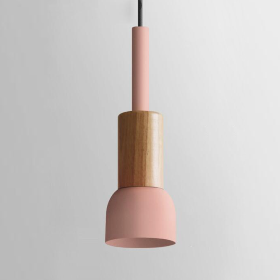 Astrid Metal & Wood Pendant Lights -  Final Sale