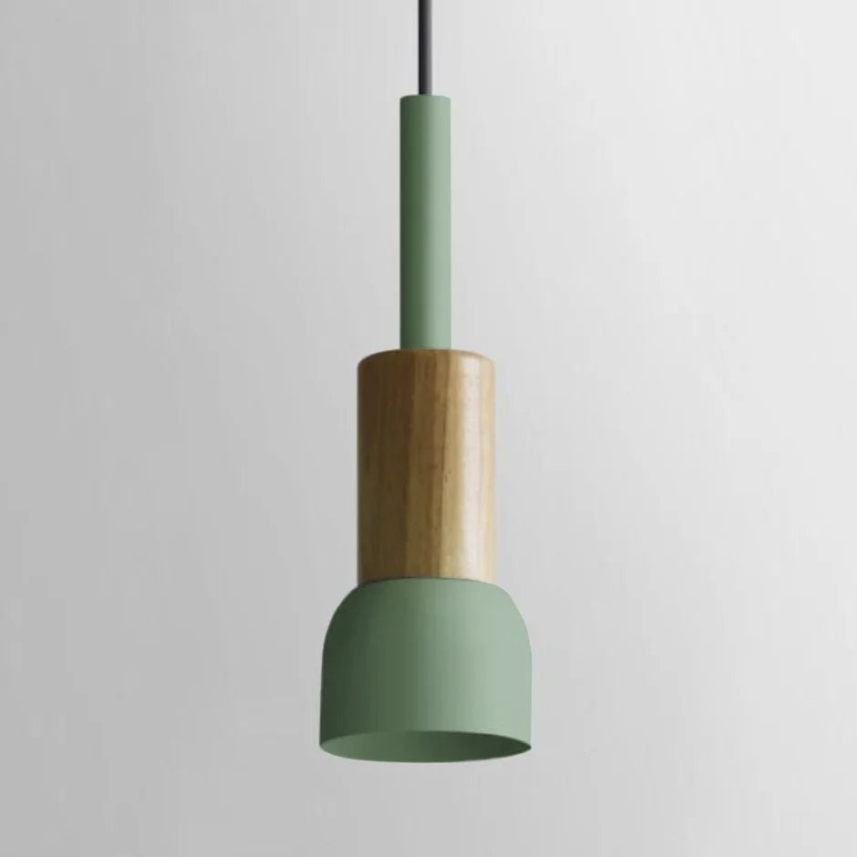 Astrid Metal & Wood Pendant Lights -  Final Sale