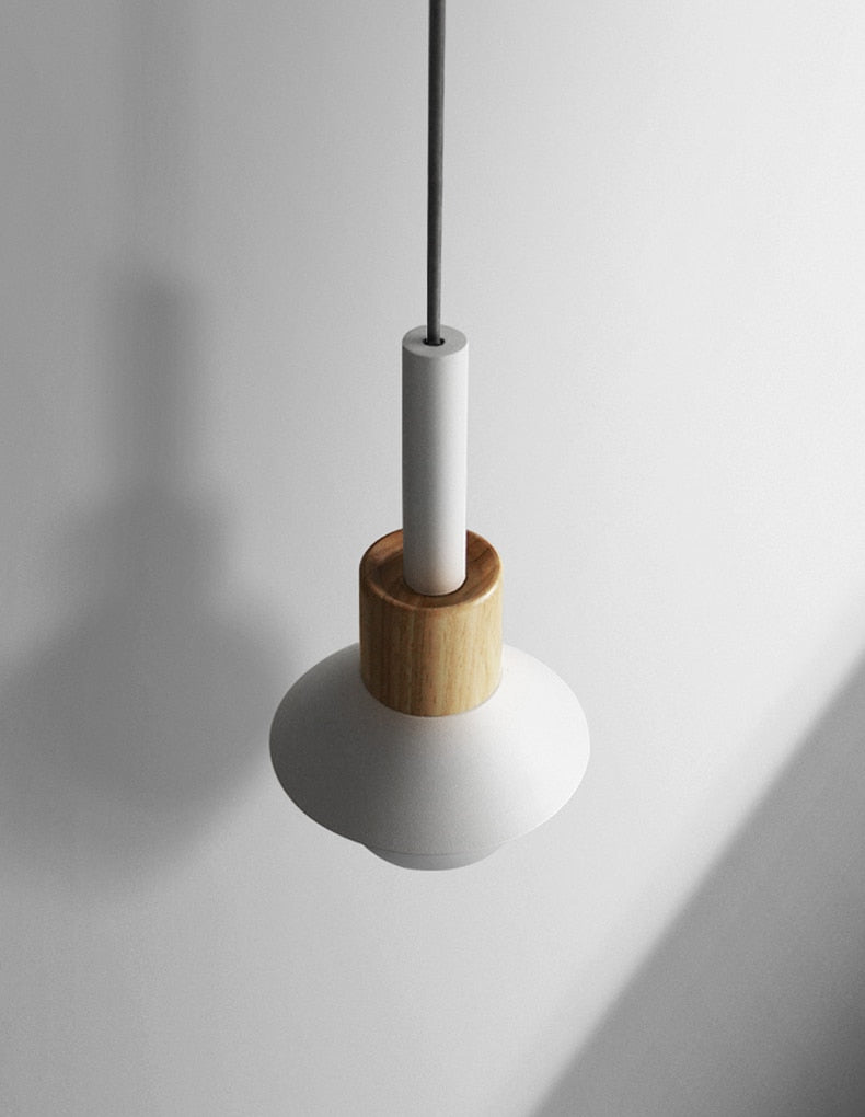 Astrid Metal & Wood Pendant Lights - Final Sale