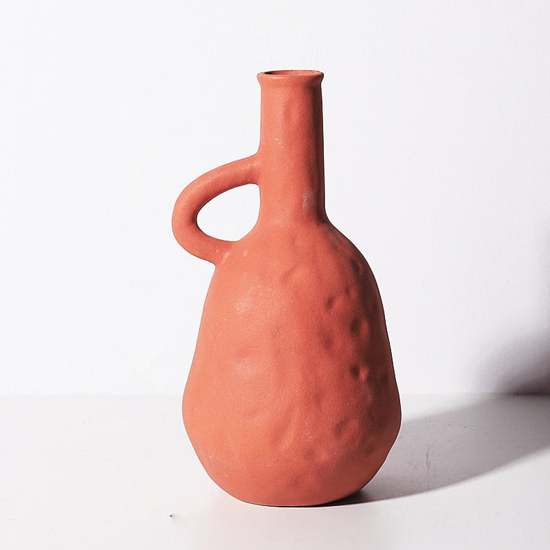 Attaya Textured Ceramic Vase Bottle