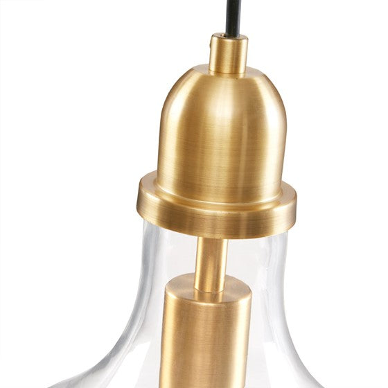 Auburn Glass Bell Pendant