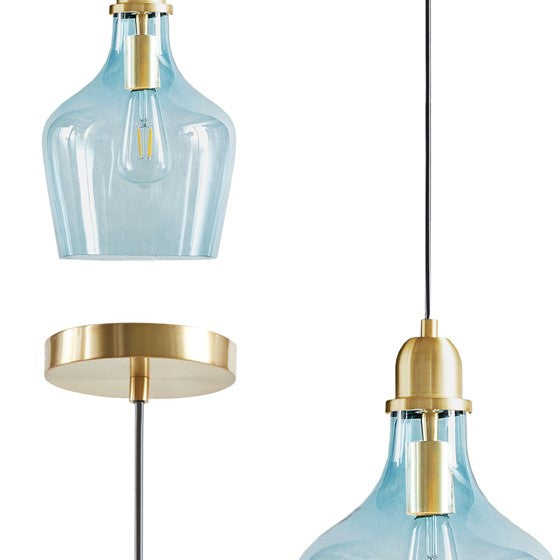 Auburn Glass Bell Pendant