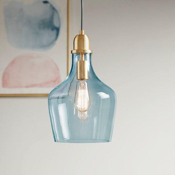 Auburn Glass Bell Pendant