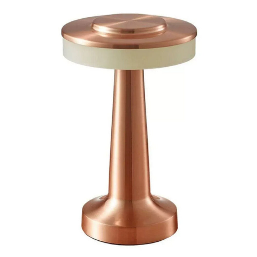 Aura Dome Cordless Table Lamp Rose Gold