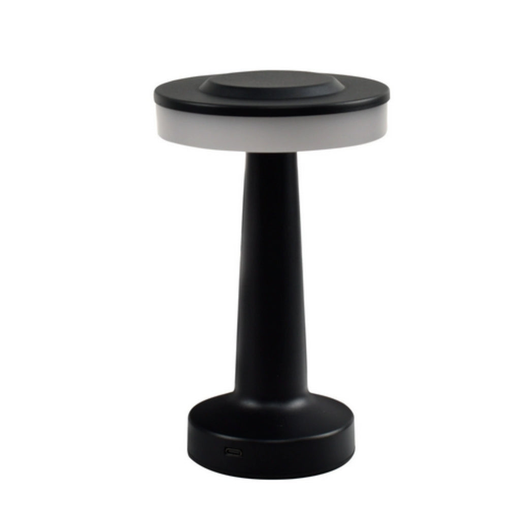 Aura Dome Cordless Table Lamp Midnight Black