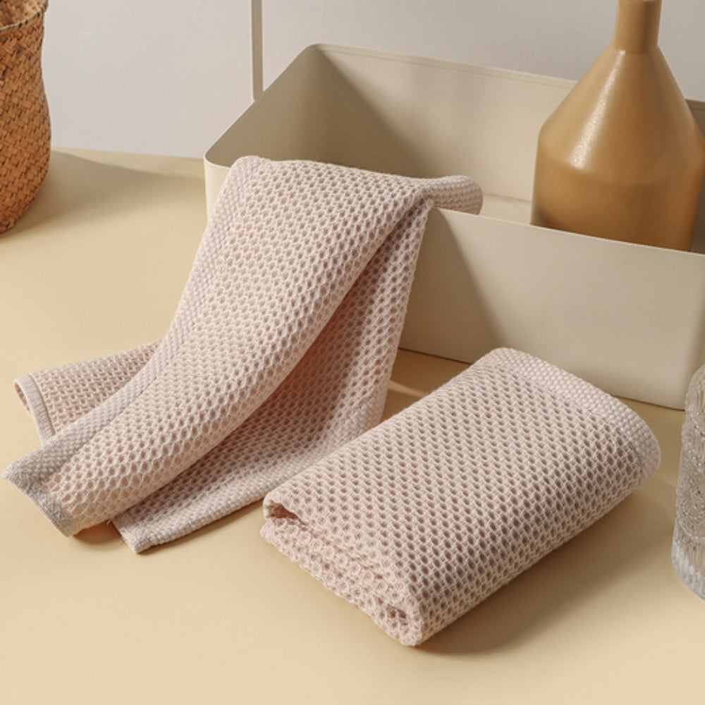 Auralin Honeycomb Tea Towel | 3pcs Set Rose Quartz