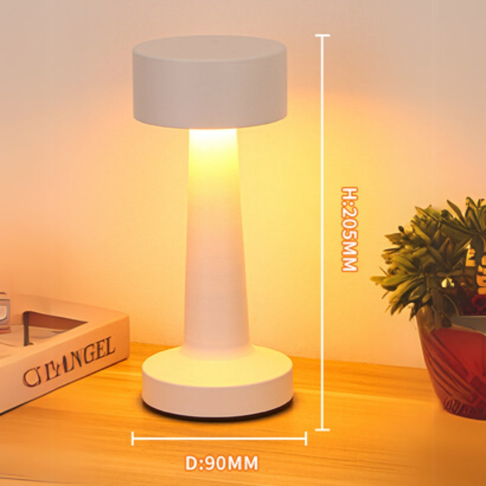 Aurelia Portable LED Aluminium Desk Lamp Classic White