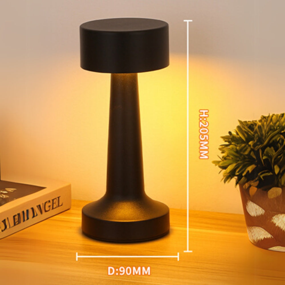 Aurelia Portable LED Aluminium Desk Lamp Matte Black