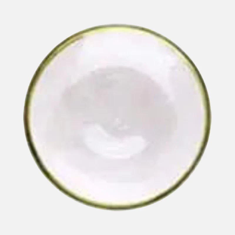 Aurora Gold Edge Glass Plate & Bowl Transparent X-Large Plate