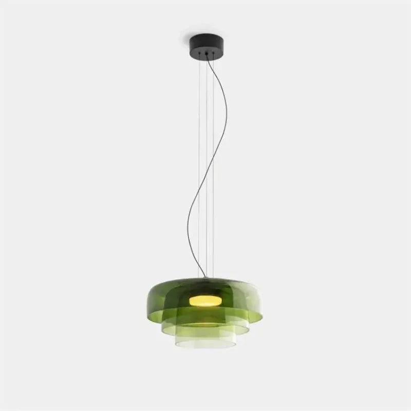 Aurora Layered Glass Pendant Light