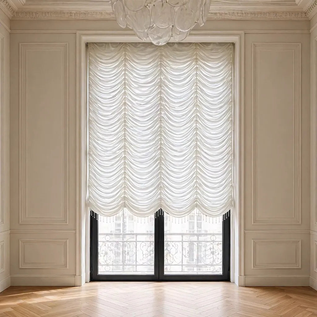 Austrian Sheer Roman Shade