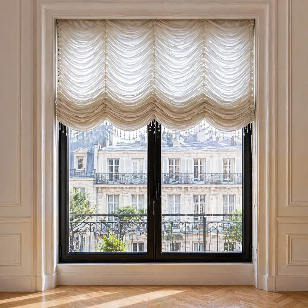 Austrian Sheer Roman Shade