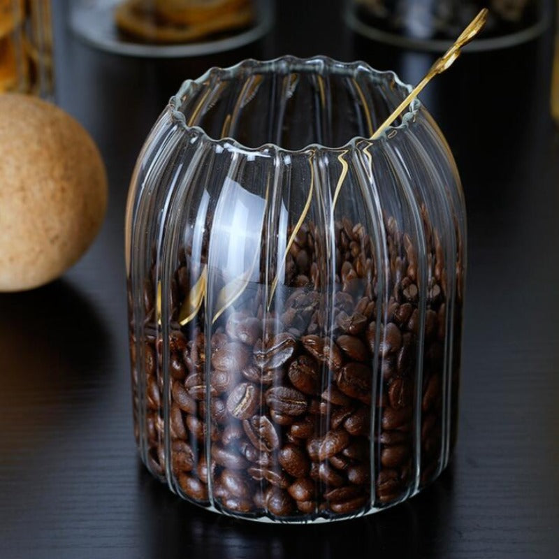 Autum Cork Rigged Glass Storage Jars