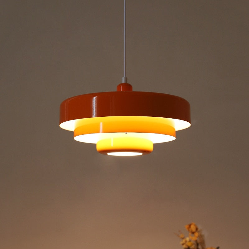 Axel Lacquered Metal Pendant