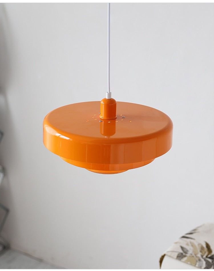Axel Lacquered Metal Pendant