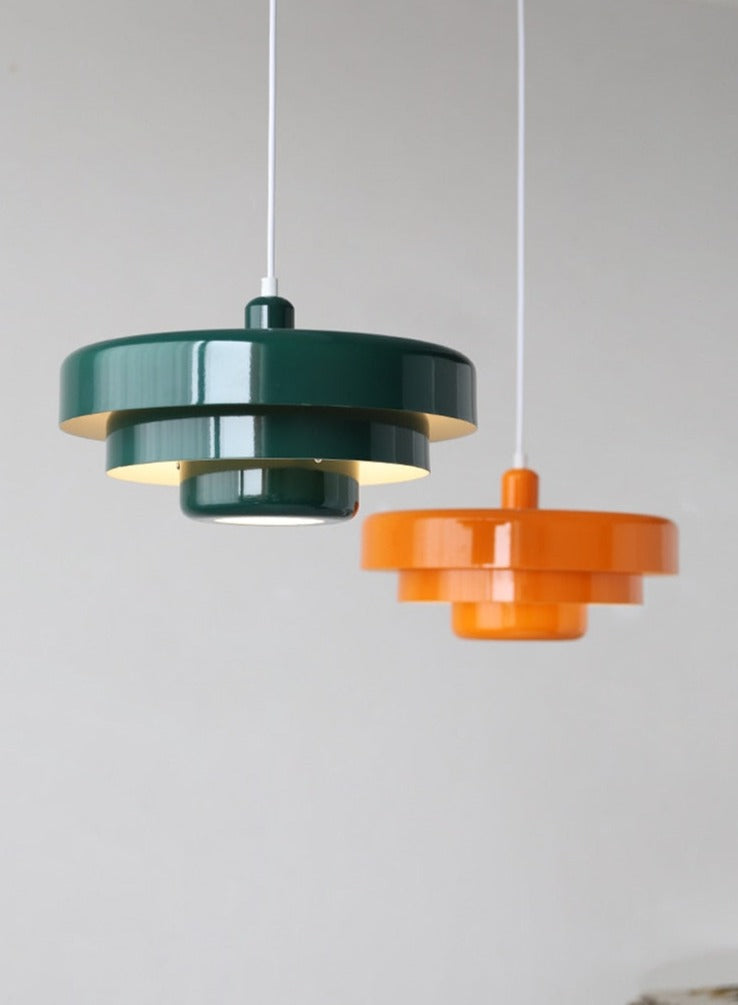 Axel Lacquered Metal Pendant