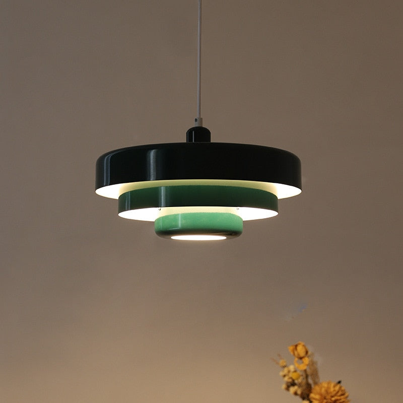 Axel Lacquered Metal Pendant