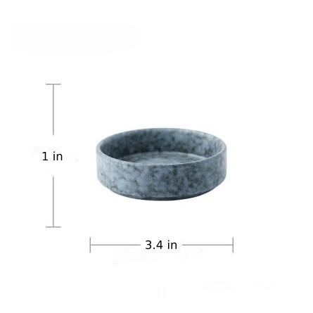 Azur Stoneware Ceramic Dinnerware Sauce Dish