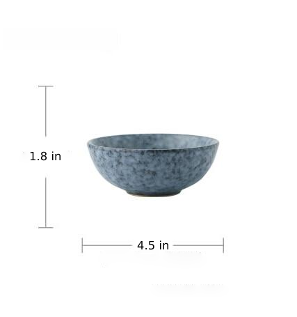 Azur Stoneware Ceramic Dinnerware Rice Bowl