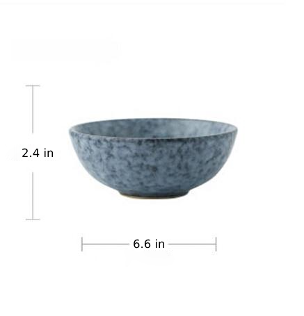 Azur Stoneware Ceramic Dinnerware Noodle Bowl