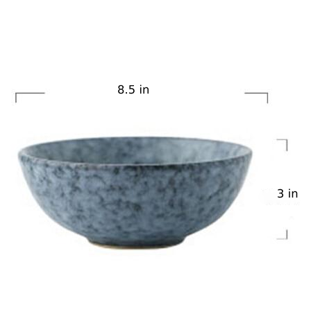 Azur Stoneware Ceramic Dinnerware Big Bowl