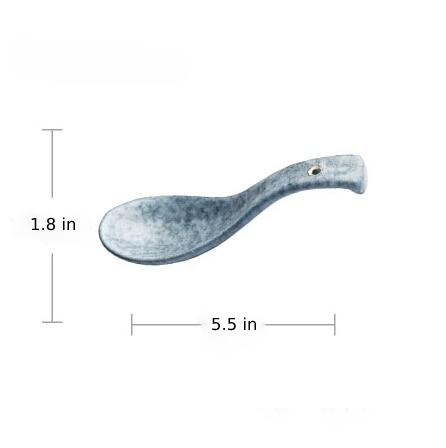 Azur Stoneware Ceramic Dinnerware Spoon
