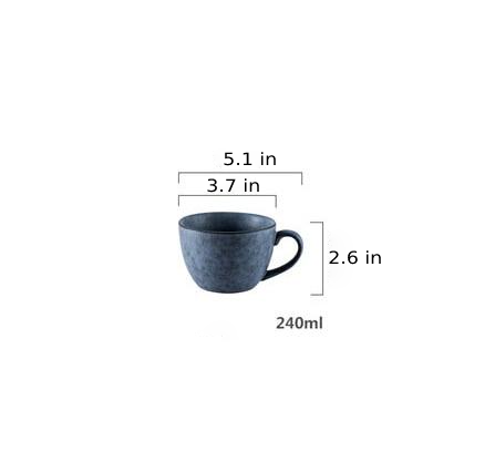 Azur Stoneware Ceramic Dinnerware Coffee Cup