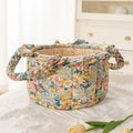 Baby Girls Fabric Flower Basket