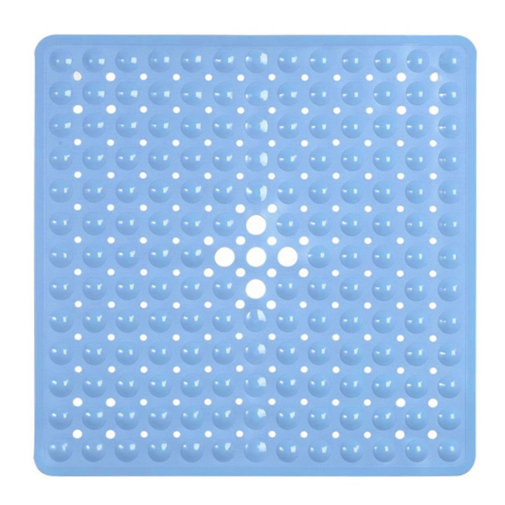 Bath Safety Non Slip Suction Mat Baby Blue