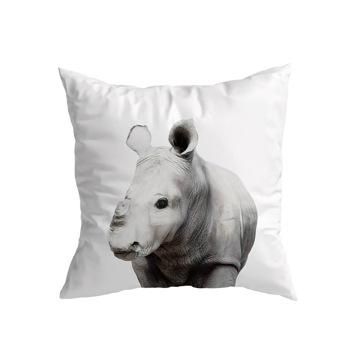 Safari Baby Animals Cushion Covers Baby Rhino