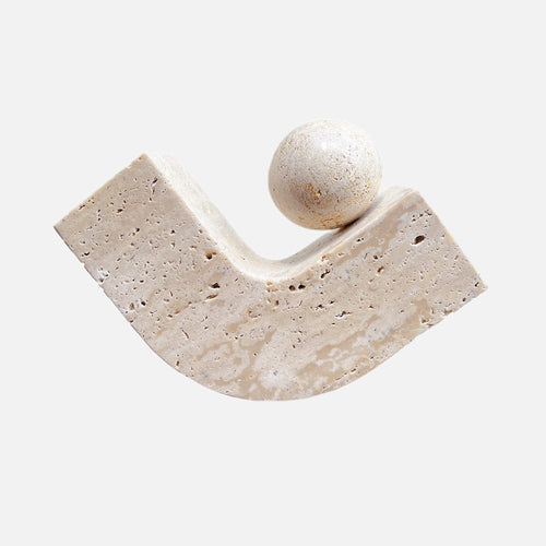 Balance Ball Stone Accent Beige