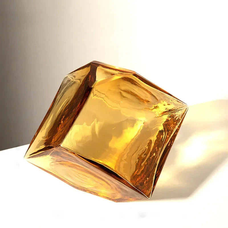 Balancing Cube Glass Vase Large
