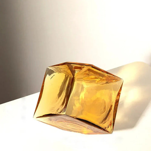 Balancing Cube Glass Vase Small