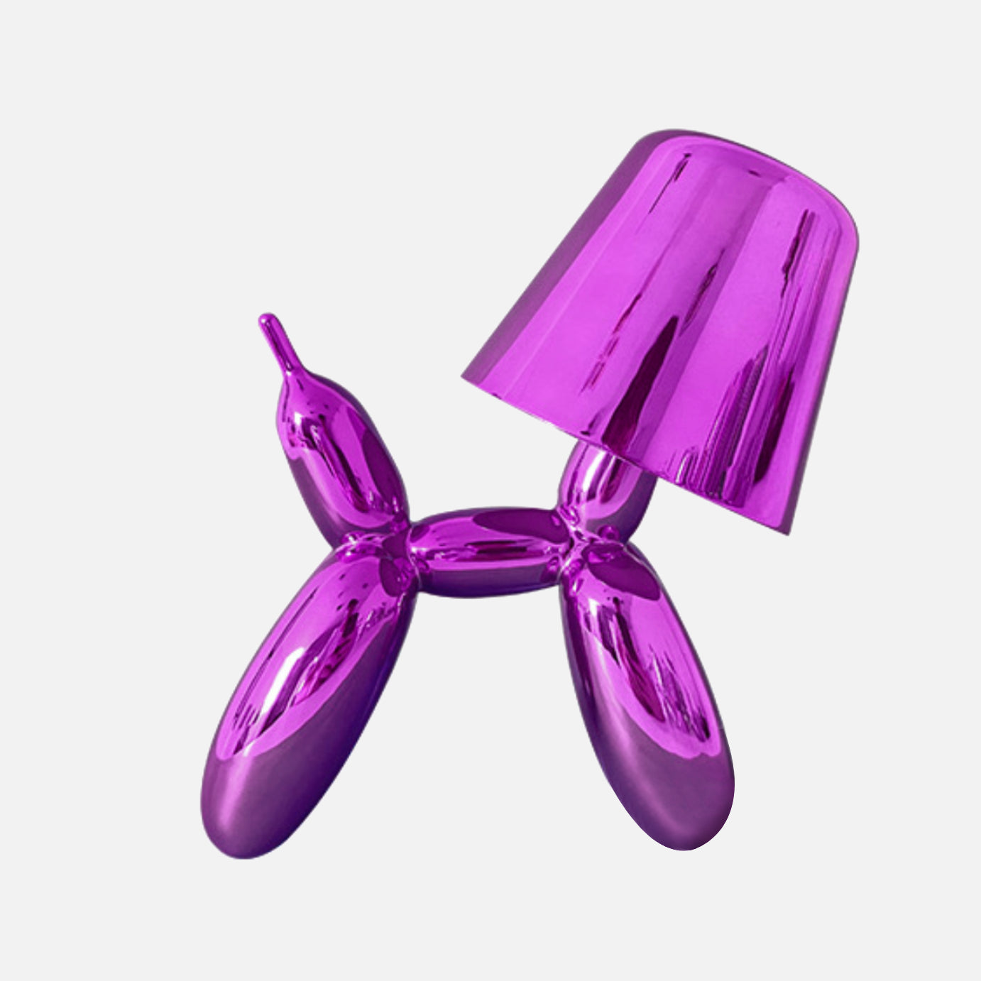 Balloon Dog Cordless LED Table Lamp Violet