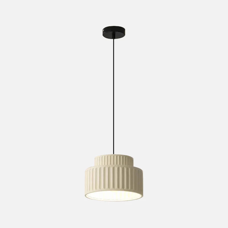 Batiste Rigged Texture LED Pendant Light Beige