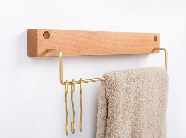 Beechwood Wall Rack