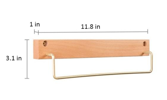 Beechwood Wall Rack
