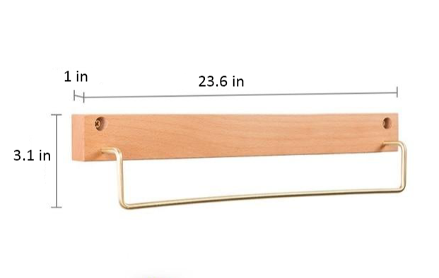 Beechwood Wall Rack
