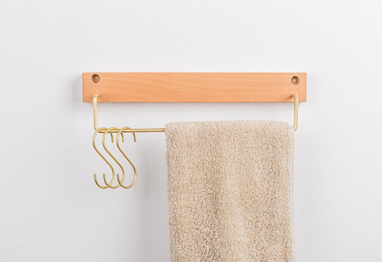 Beechwood Wall Rack Beech Small