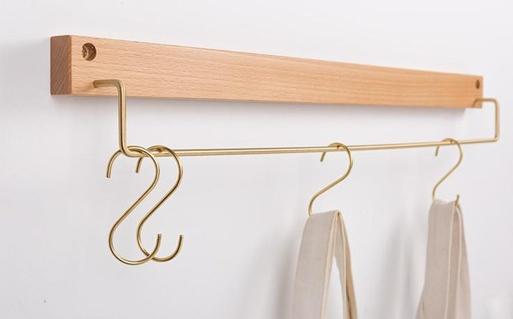 Beechwood Wall Rack