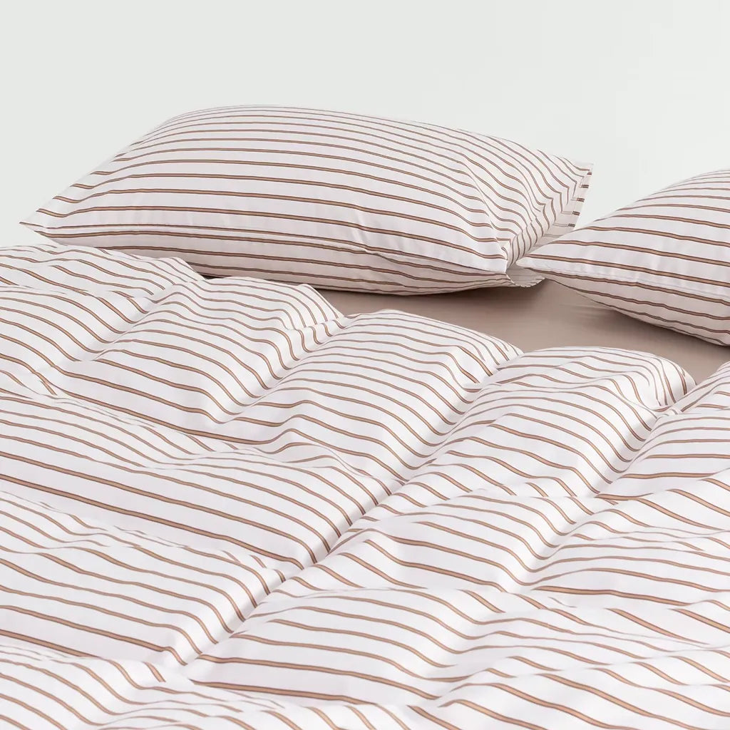 Bengal Stripe Duvet Cover Beige