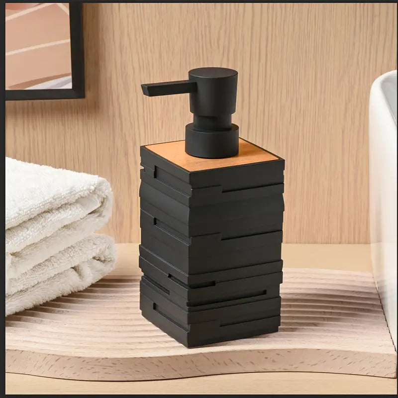 Modern Matte Black Soap Dispenser
