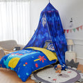 Blue Starry Sky Kids Bed Canopy – Galaxy Design