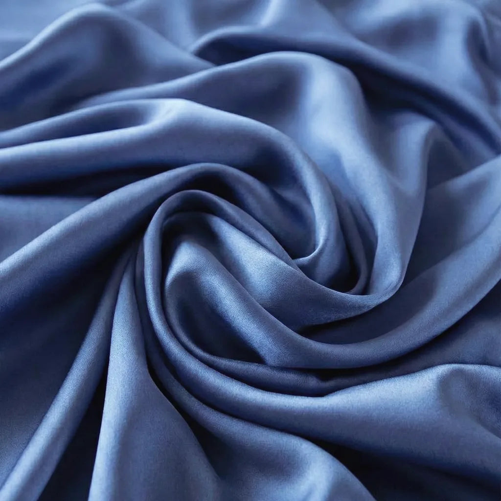 Blue 22 Momme Silk Flat Sheet