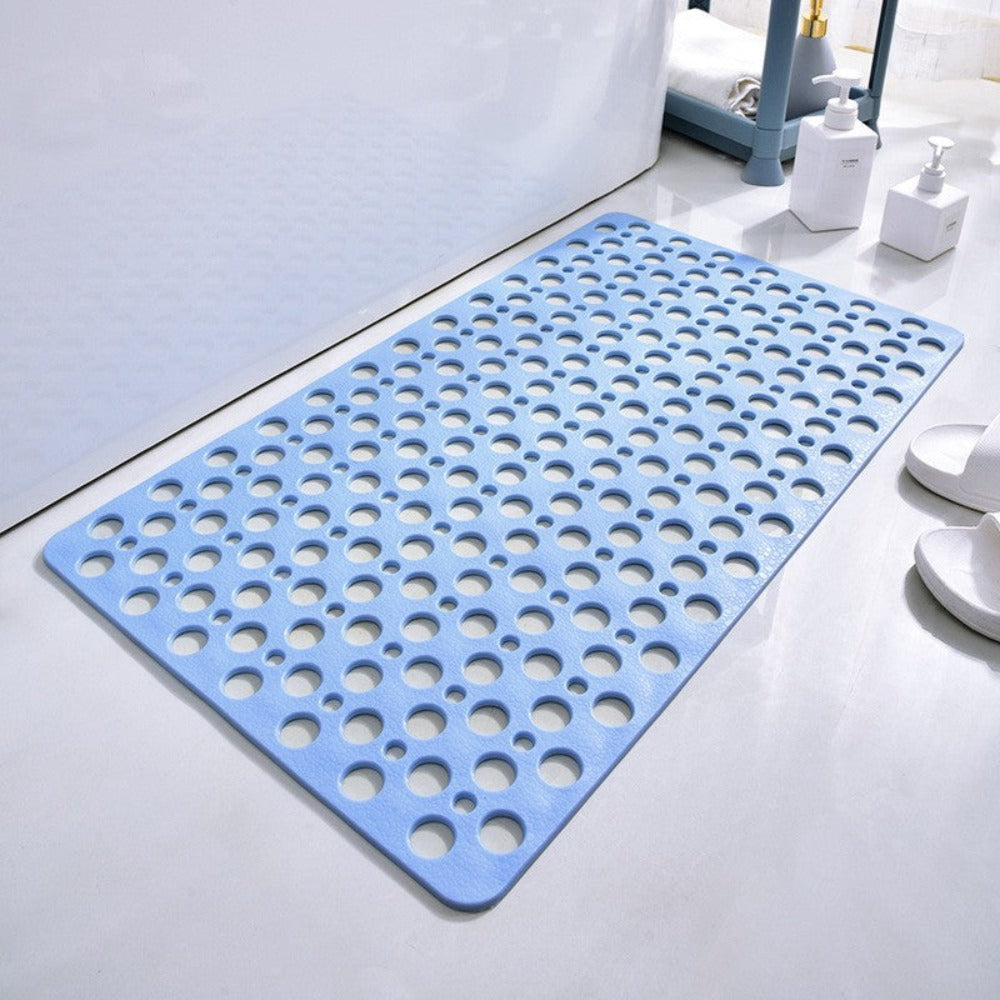 Secure Shower Mat | Non-Slip & Antibacterial Blue
