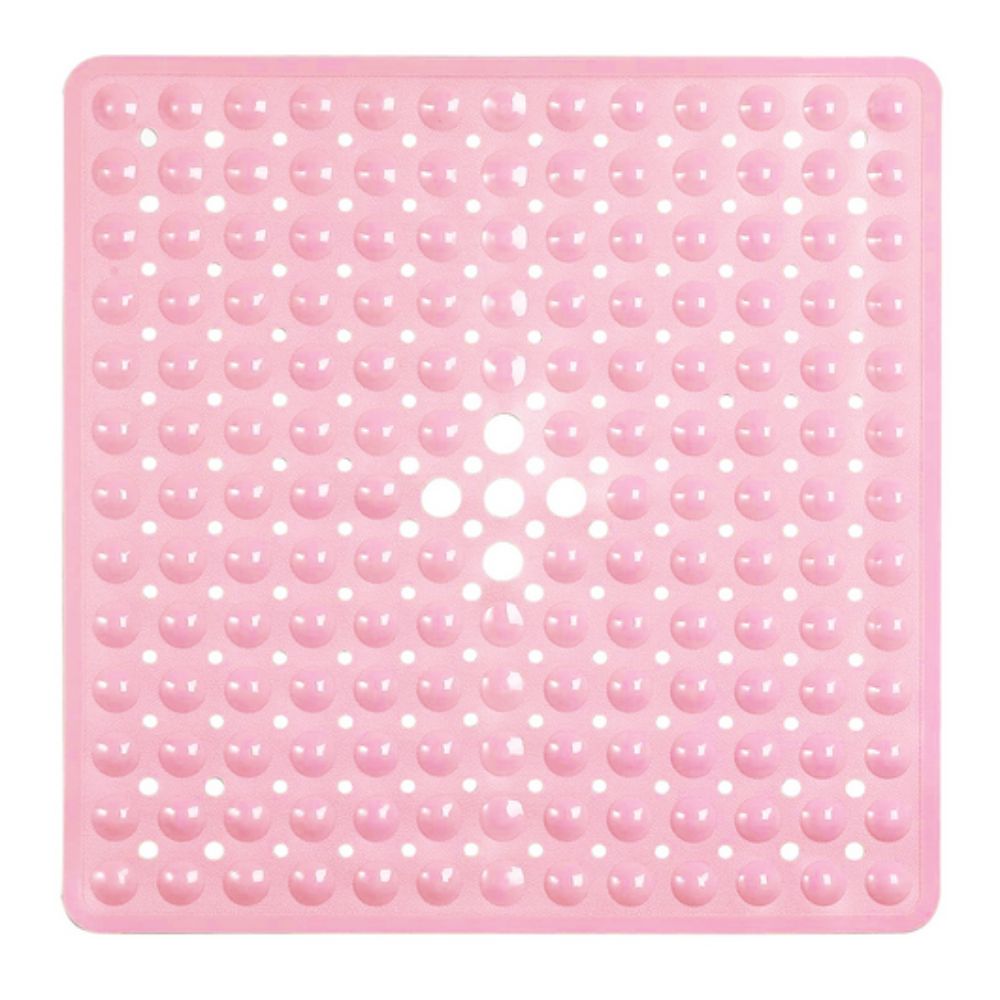 Bath Safety Non Slip Suction Mat Blush Pink