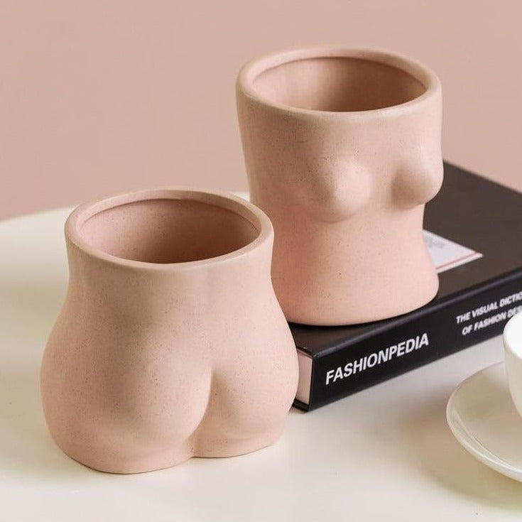 Body Art Ceramic Vases