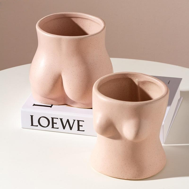 Body Art Ceramic Vases